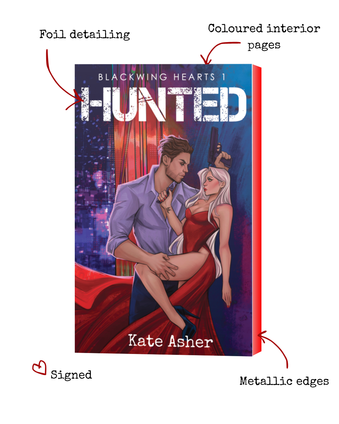 Hunted SIGNED PAPERBACK — LIMITED EDITION